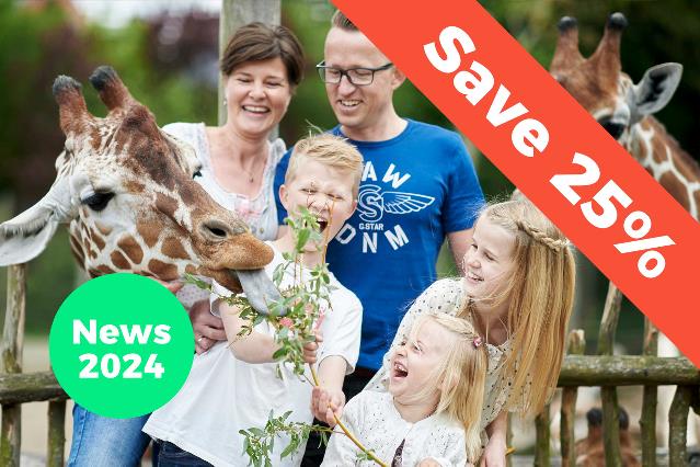 25% discount on entry tickets to Odense ZOO 