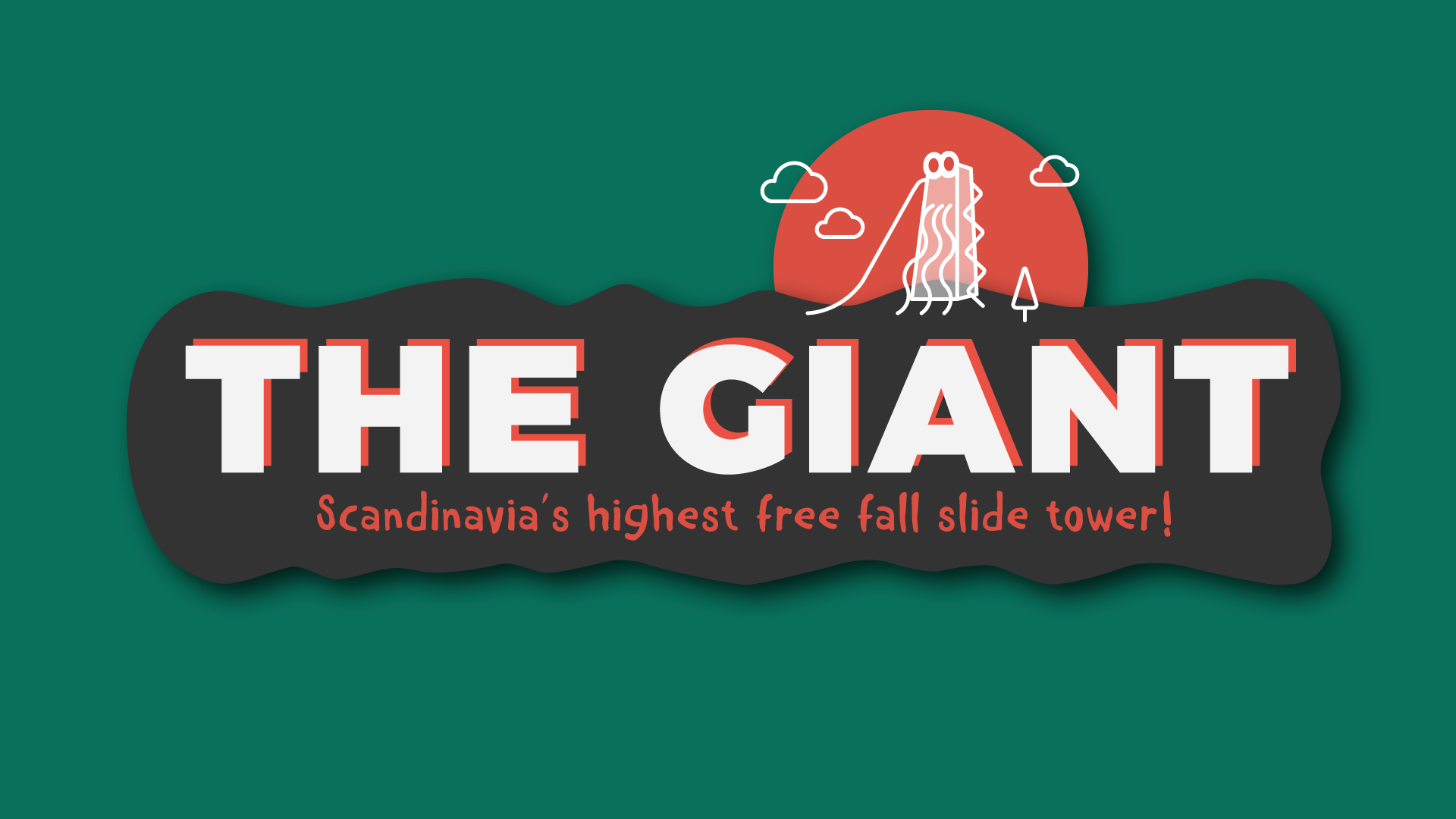 Scandinavia's highest free fall slide tower